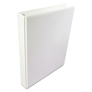 A4 INTERNATIONAL ROUND RING VIEW BINDER, 4 RINGS, 1" CAPACITY, 11.63 X 8.13, WHITE by Wilson Jones