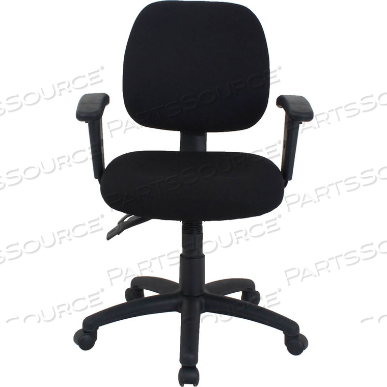 INTERION 24/7 FABRIC TASK CHAIR - MID BACK - BLACK by Global Seating Solutions LLC INTERION 24/7 FABRIC TASK CHAIR - MID BACK - BLACK by Global Seating Solutions LLC