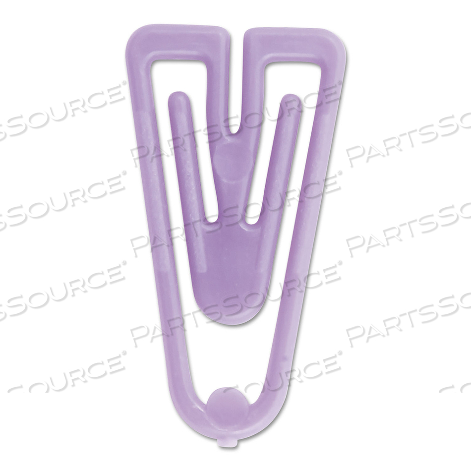 PLASTIKLIPS PAPER CLIPS, SMALL, SMOOTH, ASSORTED COLORS by Baumgartens