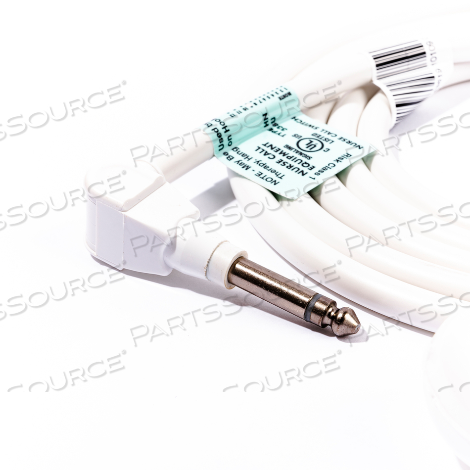 PNEUMATIC EC CALL CORD PRESSCALL STANDARD 1/4 IN PHONO PLUG 8 FT by Anacom MedTek