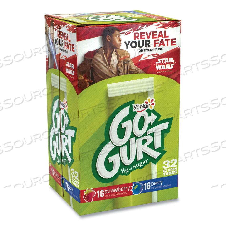 GO-GURT LOW FAT YOGURT, 2 OZ TUBE, 32 TUBES/BOX 