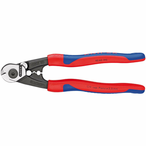 WIRE ROPE CUTTERS-COMFORT GRIP 7-1/2" OAL by Knipex