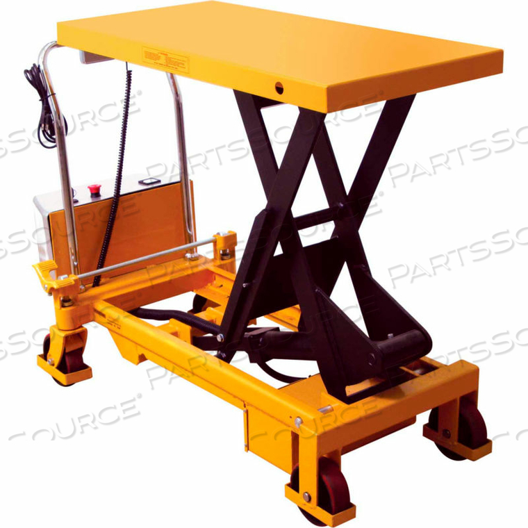 BATTERY POWERED LIFT SCISSOR LIFT TABLE 1650 LB. CAPACITY 