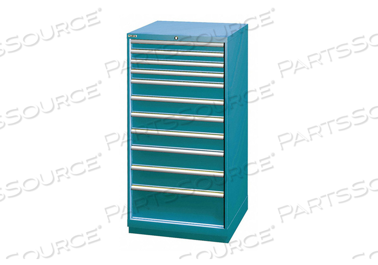 G8236 MOD DRWR CAB 59-1/2 H 11 DRWR CLSSC BLUE by Lista