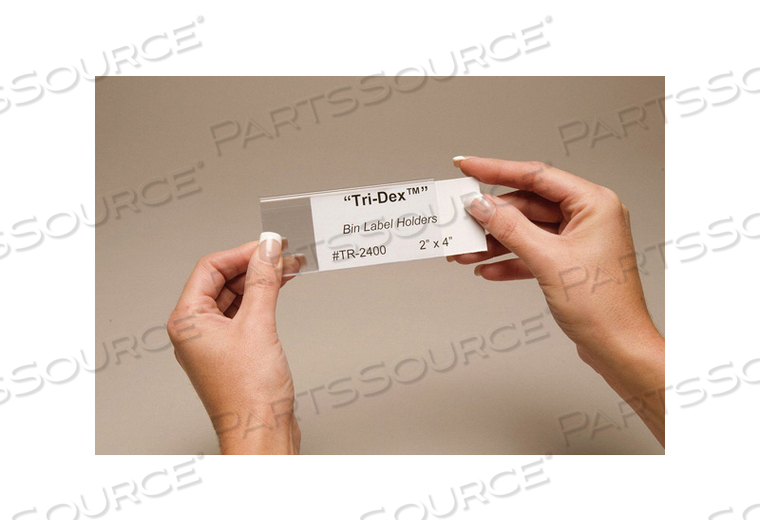 TRI DEX LABEL HOLDER 2IN.X 4IN. PK25 by Tri-Dex TRI DEX LABEL HOLDER 2IN.X 4IN. PK25 by Tri-Dex