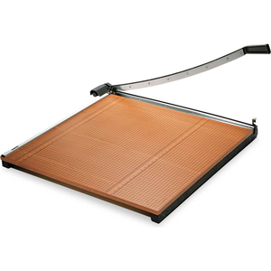 X-ACTO WOOD BASE GUILLOTINE TRIMMER, 20 SHEETS, WOOD BASE, 30"X30" by Elmers