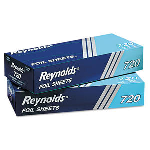 POP-UP INTERFOLDED ALUMINUM FOIL SHEETS, 12 X 10.75, SILVER, 200/BOX, 12 BOXES/CARTON by Reynolds