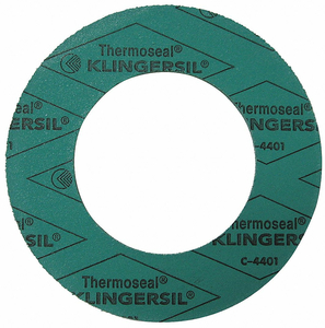 RING FLANGE GASKET, CLASS 150, ARAMID, BUNA-N BINDER, FOR 3/4 IN PIPE, 1/8 IN THICK by Thermoseal RING FLANGE GASKET, CLASS 150, ARAMID, BUNA-N BINDER, FOR 3/4 IN PIPE, 1/8 IN THICK by Thermoseal