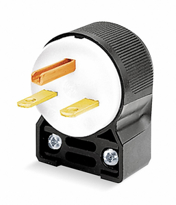 ANGLE PLUG 6-15P 15A 250V by Hubbell Incorporated, Wiring Device-Kellums ANGLE PLUG 6-15P 15A 250V by Hubbell Incorporated, Wiring Device-Kellums