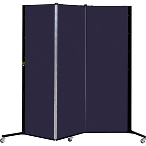 HEALTHFLEX PORTABLE MEDICAL PRIVACY SCREEN, 3-PANEL, NAVY by Screenflex