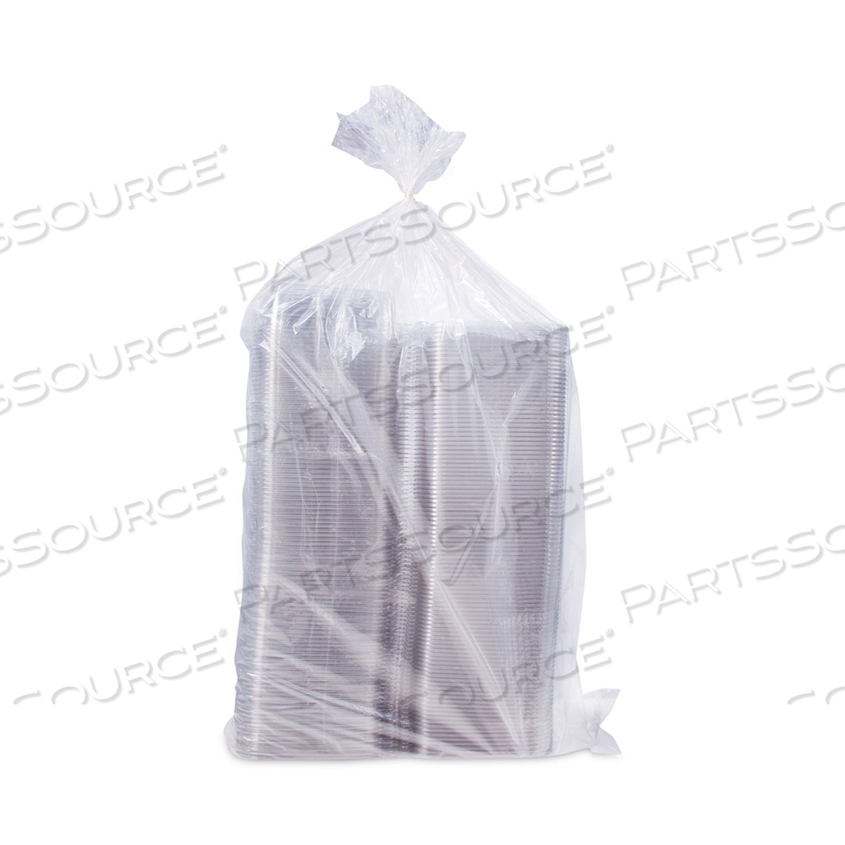 CLEARPAC SAFESEAL TAMPER-RESISTANT/EVIDENT CONTAINERS, FLAT LID, 35 OZ, 7.9 X 8.8 X 1.8, CLEAR, PLASTIC, 100/BAG by Dart Container Corporation CLEARPAC SAFESEAL TAMPER-RESISTANT/EVIDENT CONTAINERS, FLAT LID, 35 OZ, 7.9 X 8.8 X 1.8, CLEAR, PLASTIC, 100/BAG by Dart Container Corporation