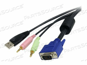 6 FT 4-IN-1 USB-VGA AND AUDIO KVM CBL by StarTech.com Ltd.
