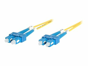 2M FIBER OPTIC CABLE - SINGLE-MODE DUPLEX 9/125 LSZH - SC/SC - PATCH CABLE - SC SINGLE MODE (M) TO SC SINGLE MODE (M) - 6.6 FT - FIBER OPTIC - 9 / 125 MICRON - YELLOW by StarTech.com Ltd.