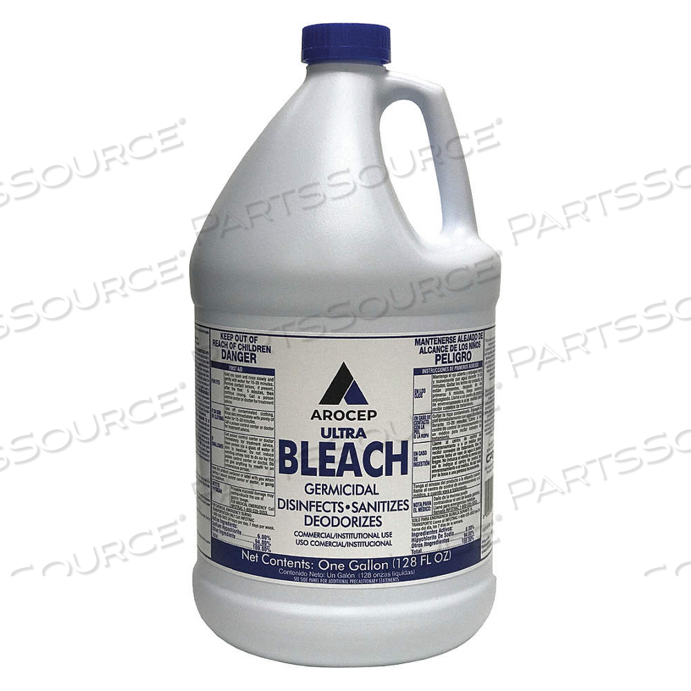 BLEACH, JUG, 1 GAL CONTAINER SIZE, READY TO USE, LIQUID, BLEACH, CHLORINE by Approved Vendor