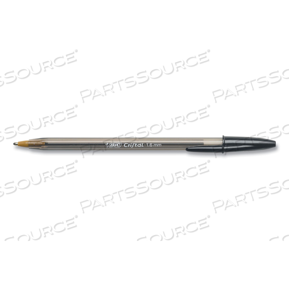 CRISTAL XTRA BOLD BALLPOINT PEN, STICK, BOLD 1.6 MM, BLACK INK, CLEAR BARREL by BIC CRISTAL XTRA BOLD BALLPOINT PEN, STICK, BOLD 1.6 MM, BLACK INK, CLEAR BARREL by BIC