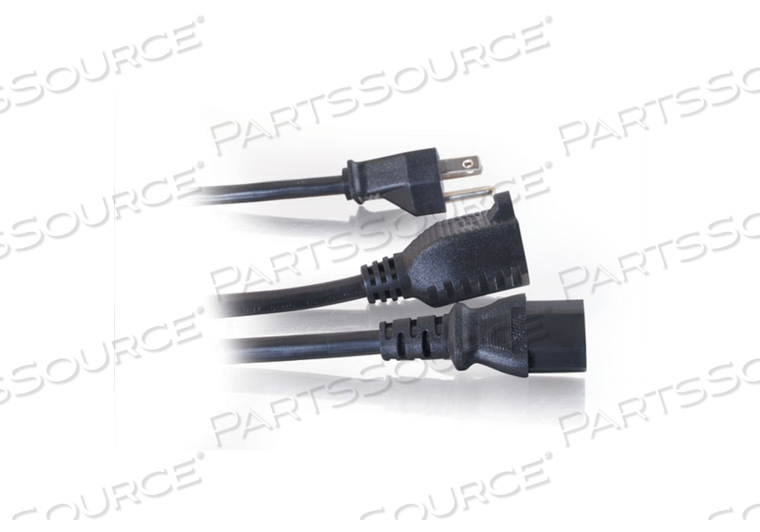 3FT 16 AWG 5-15P - 5-15R/C13 POWER CORD SPLITTER - BLACK by Legrand AV (C2G) 3FT 16 AWG 5-15P - 5-15R/C13 POWER CORD SPLITTER - BLACK by Legrand AV (C2G)