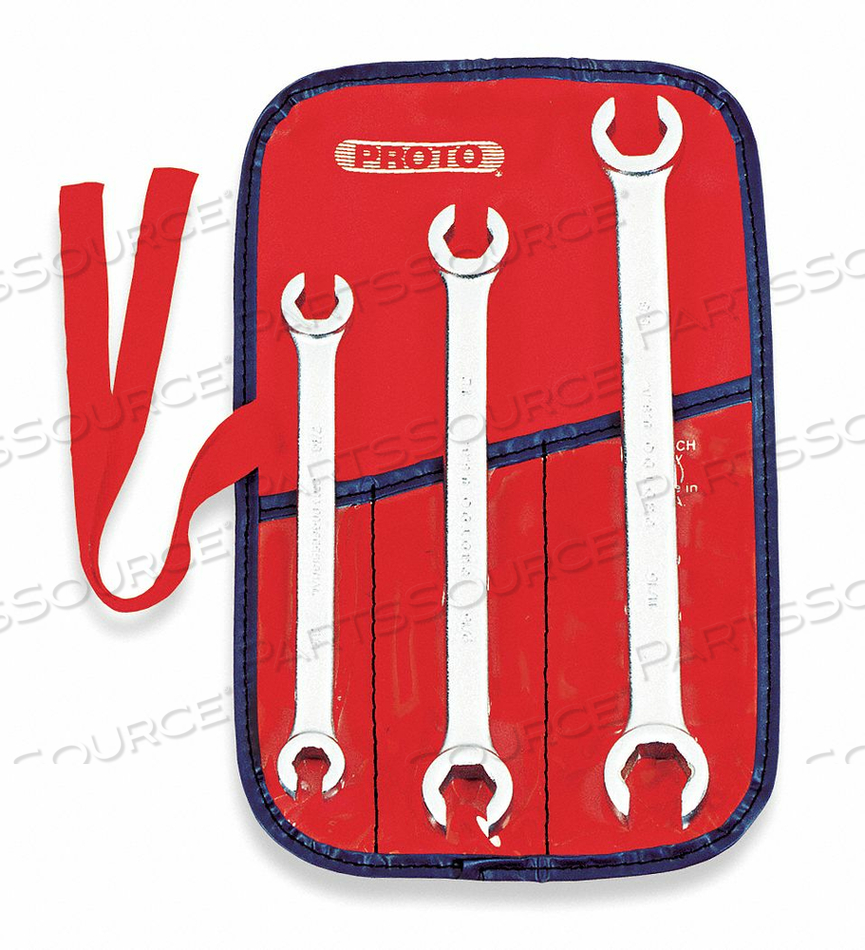 FLARE NUT WRENCH SET 3 PIECES 6 PTS by Proto