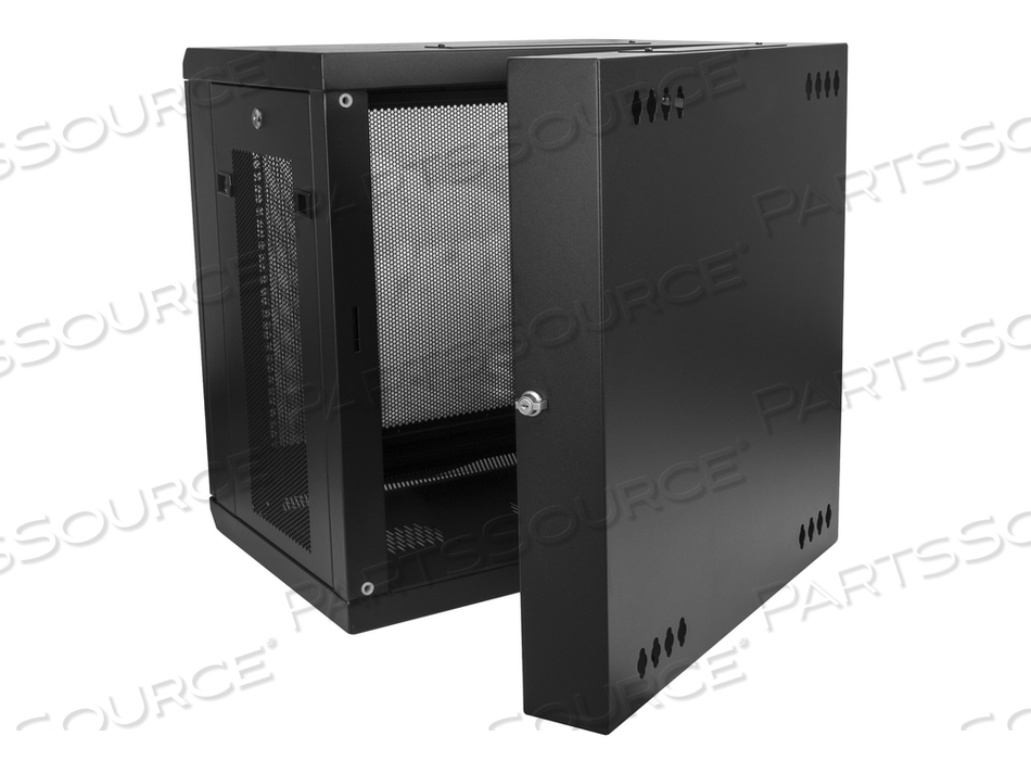 12U 19 IN WALL MOUNT NETWORK CABINET - SWITCH DEPTH RACK ENCLOSURE - 180 HINGED by StarTech.com Ltd.