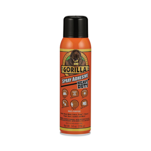 SPRAY ADHESIVE, 14 OZ, DRIES CLEAR by Gorilla Glue SPRAY ADHESIVE, 14 OZ, DRIES CLEAR by Gorilla Glue