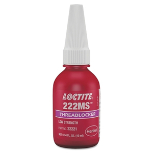 THREADLOCKER 222MS 10ML BOTTLE PURPLE by Loctite Brand