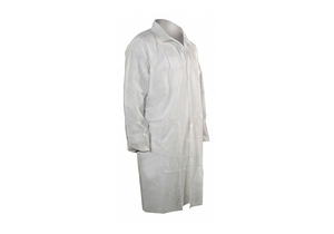 DISP LAB COAT PP WHITE 5XL PK25 by Cellucap