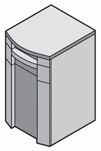INDUSTRIAL WORKSTATION 39 IN HX24 IN W by Rittal