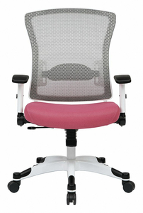 DESK CHAIR FABRIC PINK 18 TO 20 SEAT HT by Office Star