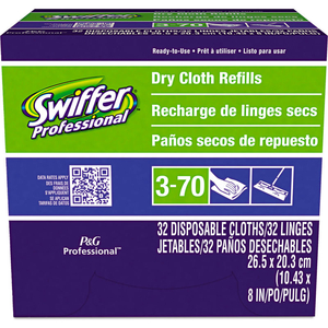 DRY REFILL CLOTHS FOR SWEEPER, 32 WIPES/BOX, 6 BOXES/CASE by Swiffer