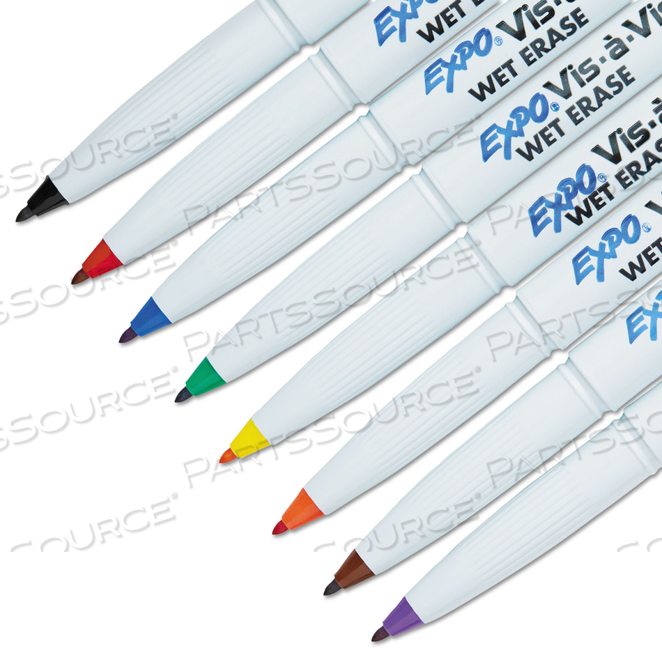 VIS-A-VIS WET ERASE MARKER, FINE BULLET TIP, ASSORTED COLORS by Expo