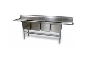 SCULLERY SINK STAINLESS STEEL 116 IN L by Eagle Group