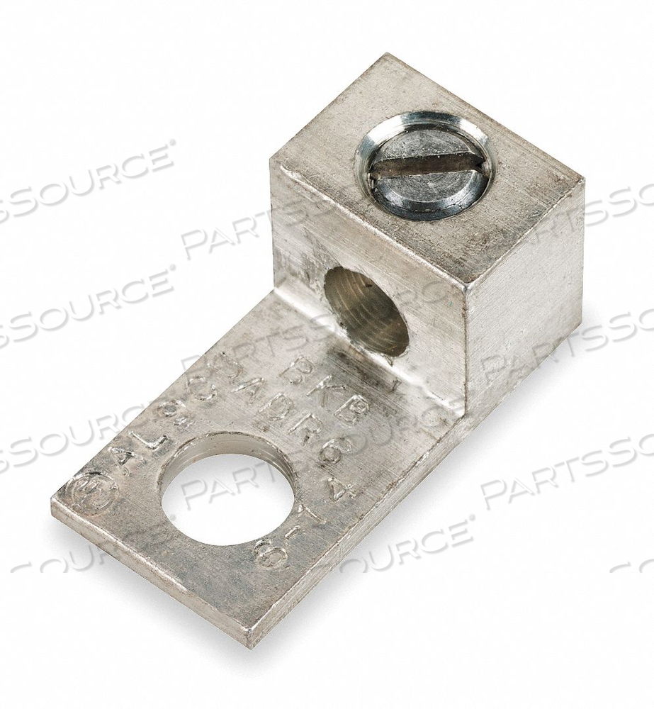 LUG, MECHANICAL; AL; 1C; 1H; SLOT HEAD; 14 AWG TO 1/0 STR by ABB, Inc. 