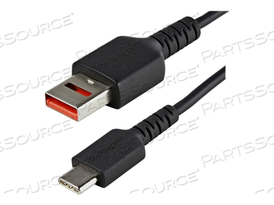 3FT (1M) SECURE CHARGING CABLE, USB-A TO USB-C DATA BLOCKER CHARGE-ONLY CABLE, NO-DATA POWER-ONLY CHARGER CABLE FOR PHONE/TABLET, DATA BLOCK by StarTech.com Ltd. 3FT (1M) SECURE CHARGING CABLE, USB-A TO USB-C DATA BLOCKER CHARGE-ONLY CABLE, NO-DATA POWER-ONLY CHARGER CABLE FOR PHONE/TABLET, DATA BLOCK by StarTech.com Ltd.