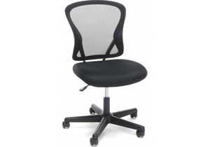 TASK CHAIR BLACK NO ARMS BACK 18-1/2 H by OFM Inc