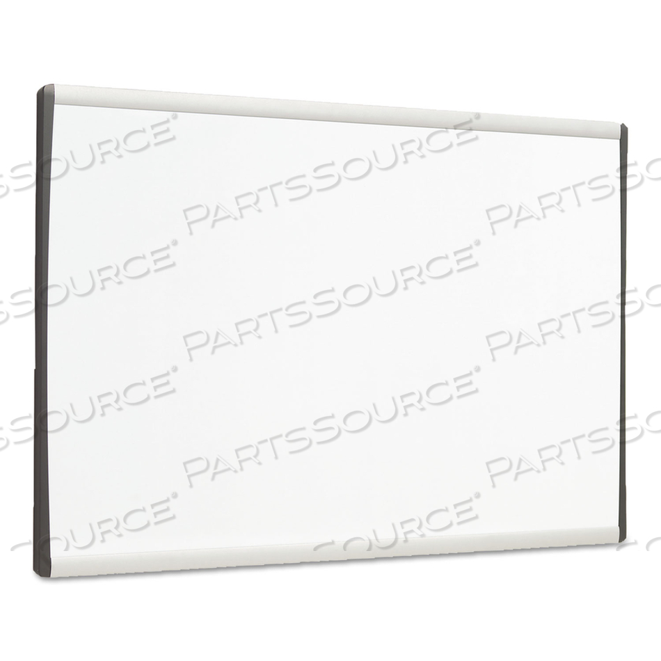 MAGNETIC DRY-ERASE BOARD, STEEL, 18 X 30, WHITE SURFACE, SILVER ALUMINUM FRAME by Quartet