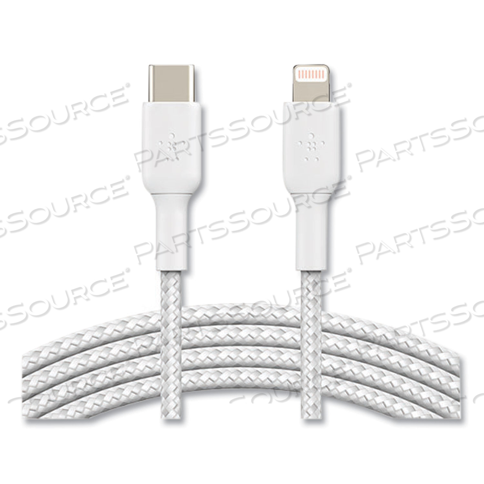 BOOST CHARGE, LIGHTNING CABLE, USB-C MALE TO LIGHTNING MALE, 3.3 FT, WHITE, USB POWER DELIVERY (18W), FOR APPLE IPAD/IPHONE/IPOD (LIGHTNING) by Belkin BOOST CHARGE, LIGHTNING CABLE, USB-C MALE TO LIGHTNING MALE, 3.3 FT, WHITE, USB POWER DELIVERY (18W), FOR APPLE IPAD/IPHONE/IPOD (LIGHTNING) by Belkin