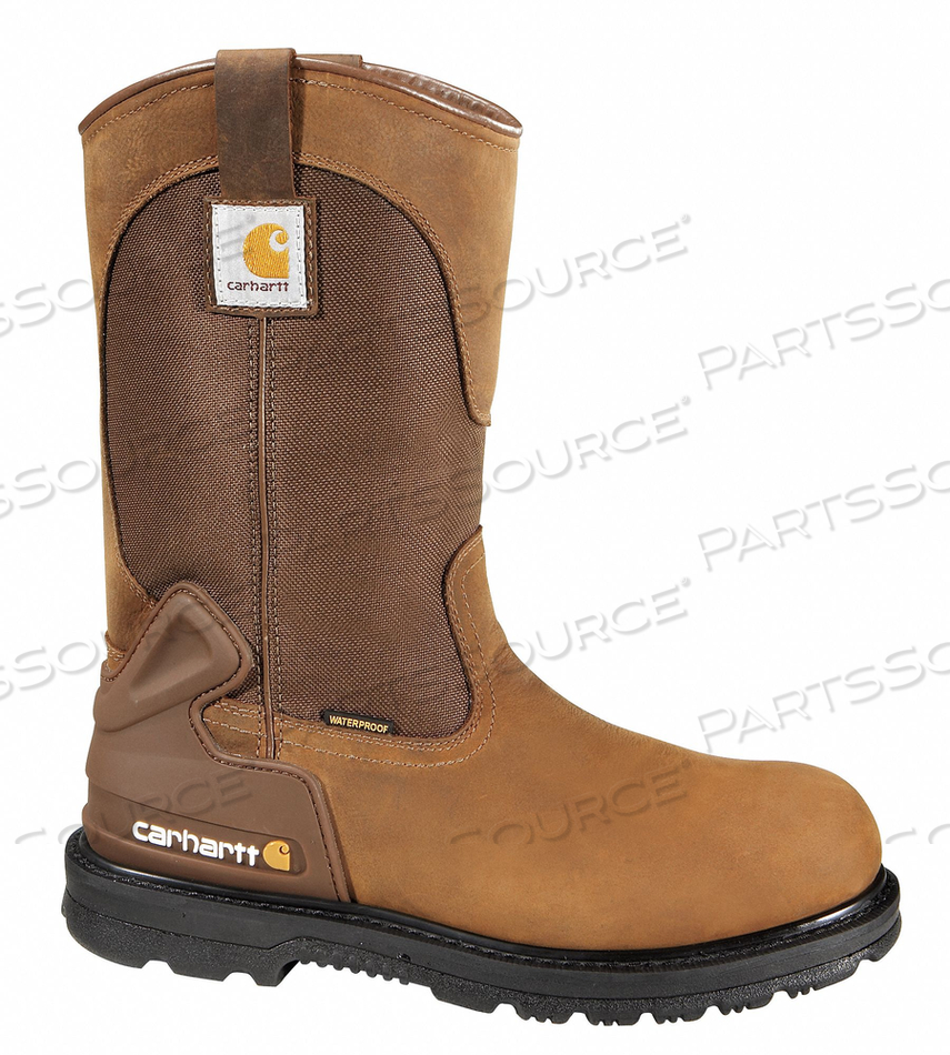 WELLINGTON BOOT 8 MEDIUM BROWN PLAIN PR by Carhartt WELLINGTON BOOT 8 MEDIUM BROWN PLAIN PR by Carhartt