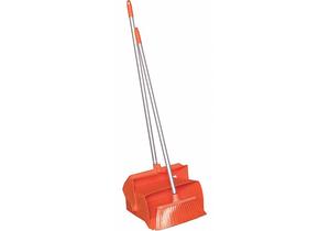 LOBBY DUST PAN AND BROOM SET ORANGE by Remco