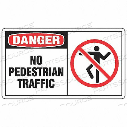 SAFETY LABEL 3-1/2 IN H 5 IN W PK5 by Accuform Manufacturing, Inc.