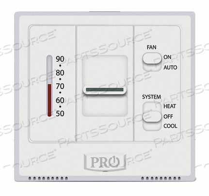LOW VOLTAGE THERMOSTAT WHITE 1-5/16 D by PRO1 IAQ LOW VOLTAGE THERMOSTAT WHITE 1-5/16 D by PRO1 IAQ
