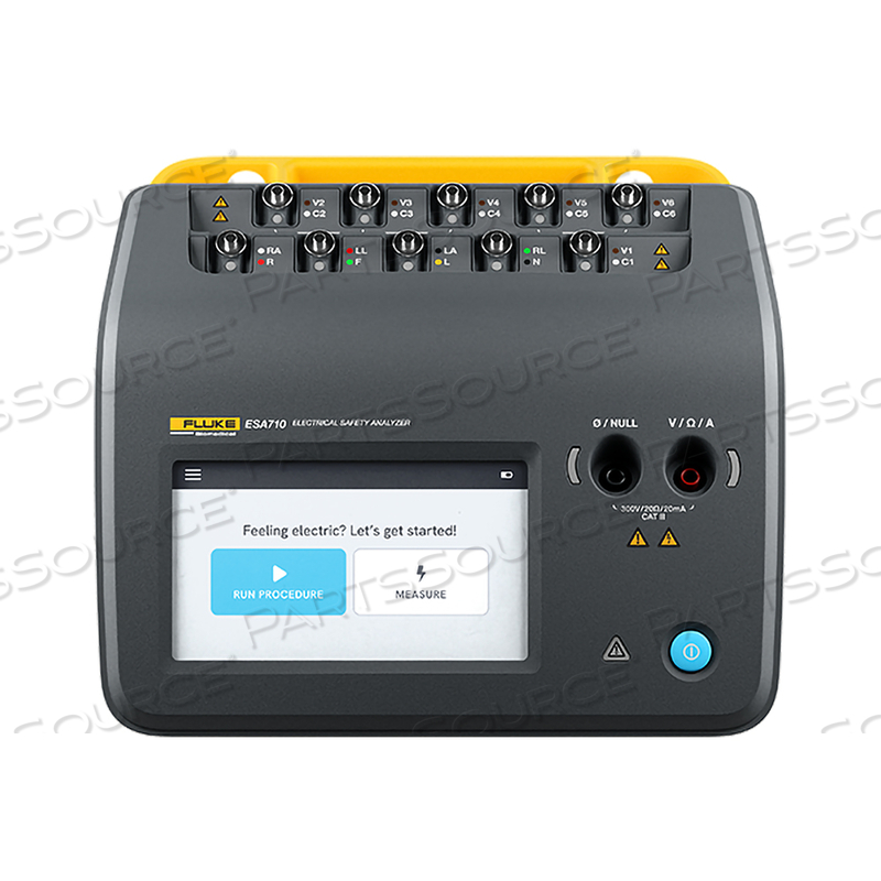 90 TO 132VAC 20A 47 TO 63HZ 5IN DISPLAY ELECTRICAL SAFETY ANALYZER by Fluke Electronics Corp (Biomedical Div.)