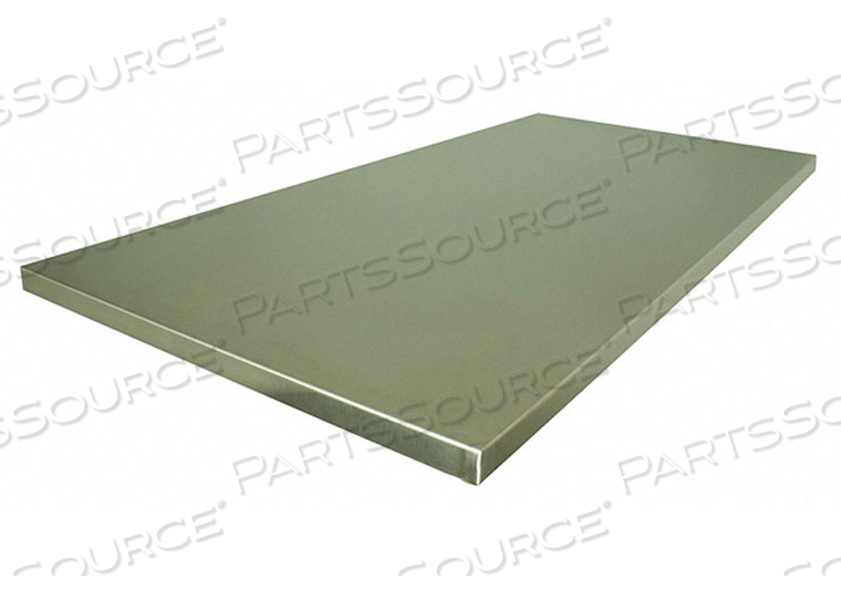 72"W X 30 D" X 1-1/2" THICK JAMCO STAINLESS STEEL SQUARE EDGE WORK BENCH TOP by Jamco 72"W X 30 D" X 1-1/2" THICK JAMCO STAINLESS STEEL SQUARE EDGE WORK BENCH TOP by Jamco