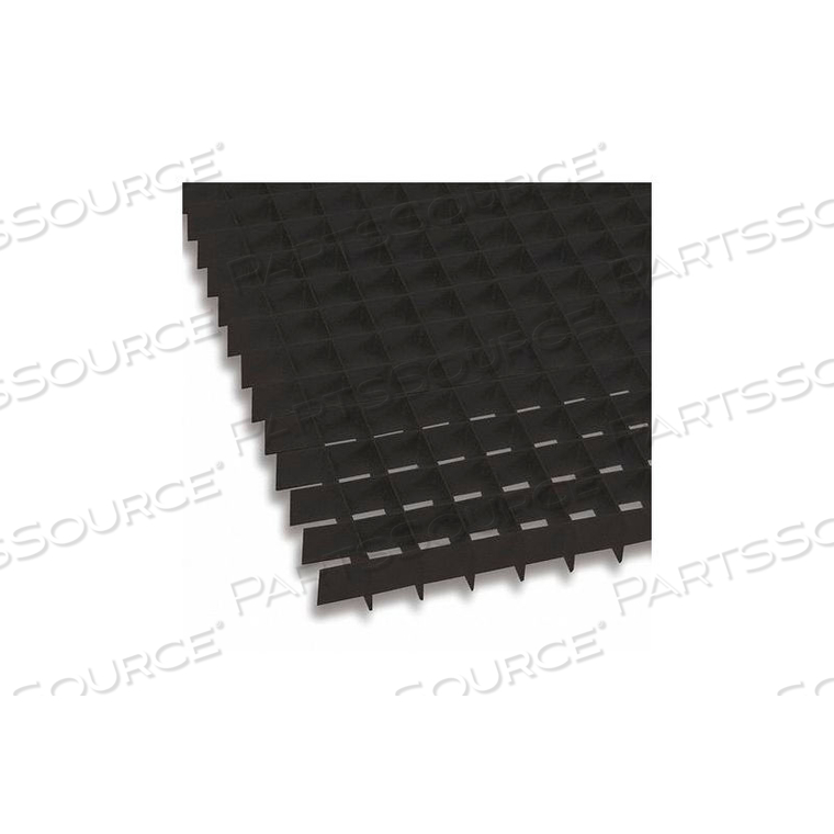 EGGCRATE GRILLE PANEL, ALUMINUM, BLACK, PK10 by American Louver EGGCRATE GRILLE PANEL, ALUMINUM, BLACK, PK10 by American Louver