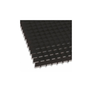 EGGCRATE GRILLE PANEL, ALUMINUM, BLACK, PK10 by American Louver EGGCRATE GRILLE PANEL, ALUMINUM, BLACK, PK10 by American Louver