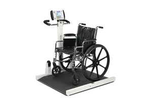 WHEELCHAIR SCALE, PORTABLE, DIGITAL, FOLDING COLUMN, 1000 LB X 0.2 LB by Detecto Scale / Cardinal Scale