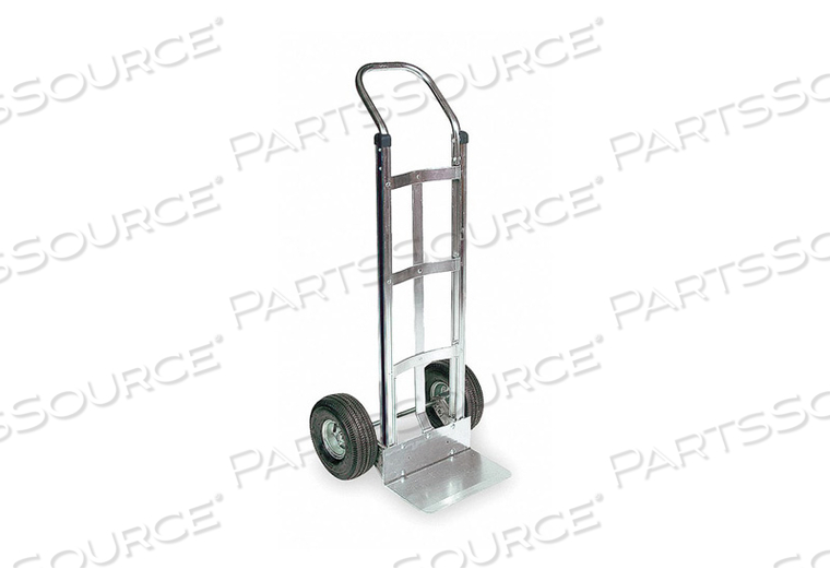 CORROSION-RESISTANT MODULAR ALUMINUM GENERAL PURPOSE HAND TRUCK, LOAD CAPACITY 500 LB, OVERALL DEPTH 19 1/2 IN, OVERALL HEIGHT 48 IN, OVERAL by DAYTON ELECTRIC MANUFACTURING CO