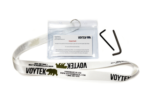 SECURITY KEY SET WITH LANYARD, INCLUDES: T10 AND T20 LOCK KEYS, LANYARD, INSTRUCTION CARD, PLASTIC HOLDER by Voytek Inc.