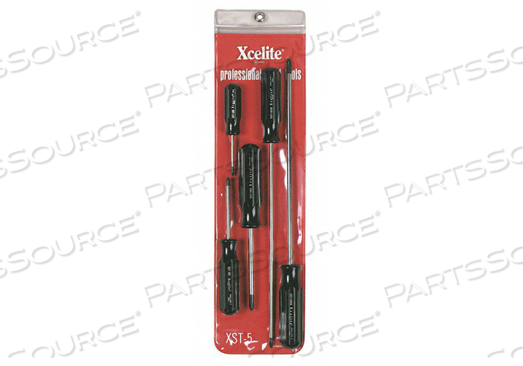 5-PIECE SUPER-TRU TIP SCREWDRIVER SET 