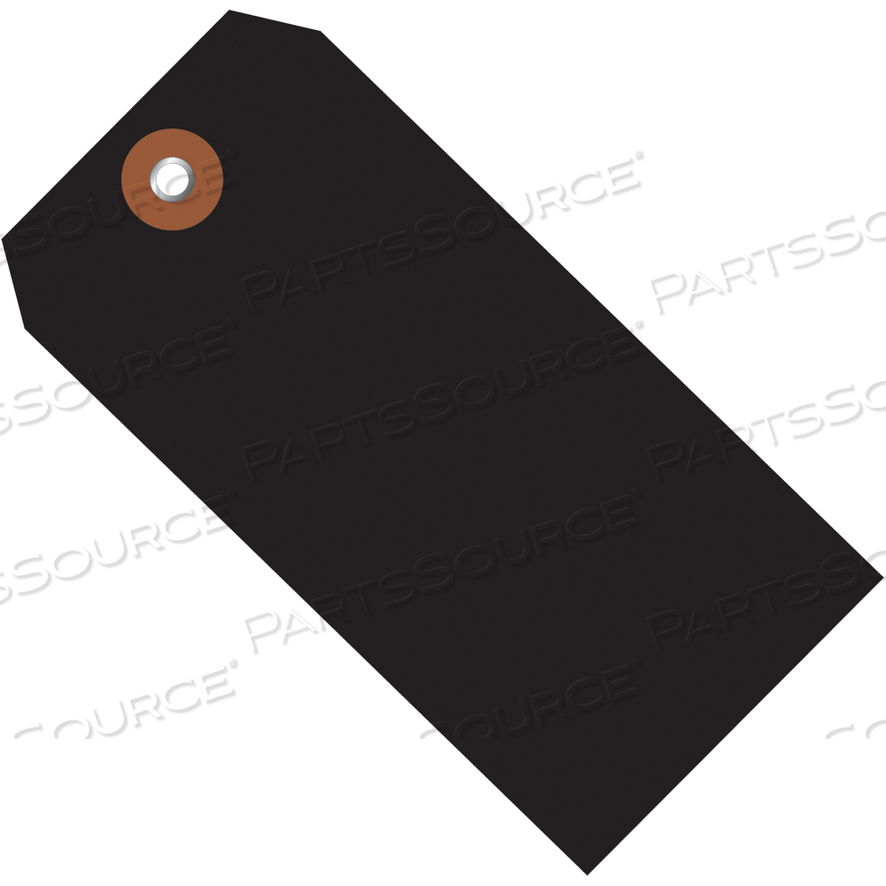 PLASTIC SHIPPING TAGS, 6 1/4" X 3 1/8", BLACK, 100/CASE by BOX Partners (Box Acquisitions, LLC)