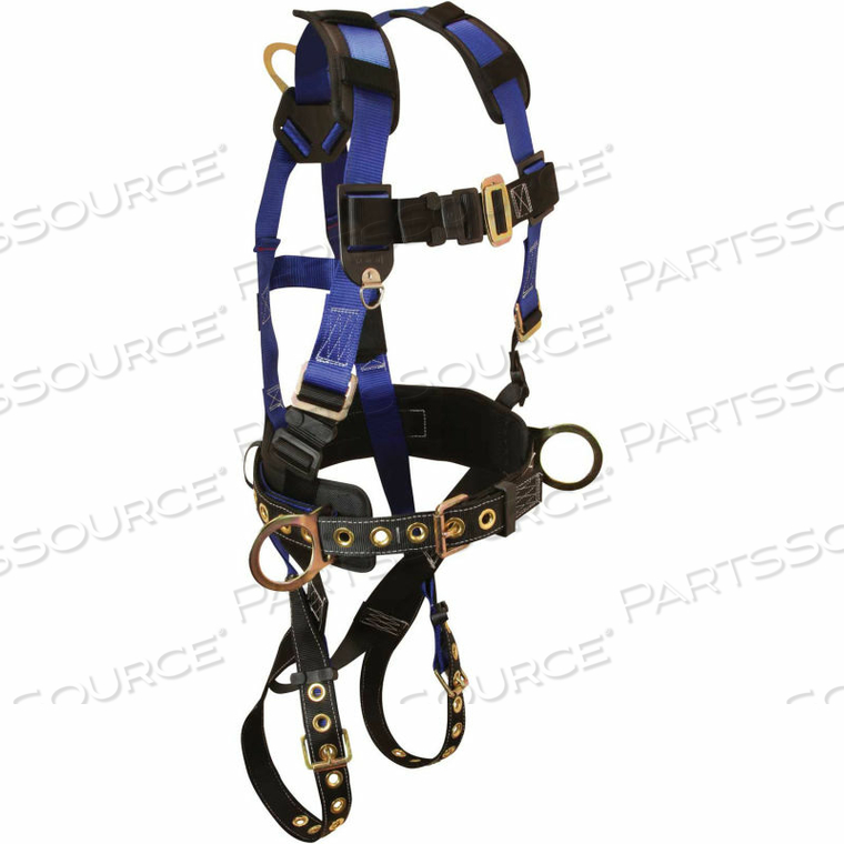 FOREMAN 3-D FULL BODY HARNESS, 3 D-RINGS, SIZE L/XL by Falltech