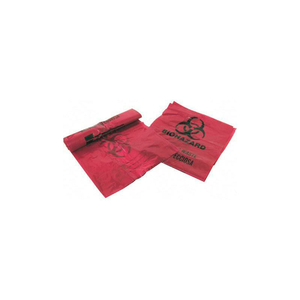 MEDEGEN INFECTIOUS WASTE DISPOSAL BAGS, 3 GALLON, 1.25 MIL, 14" X 18.5", RED, 200/BOX by Unimed-Midwest, INC